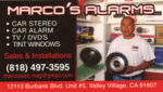 Marcos Alarms